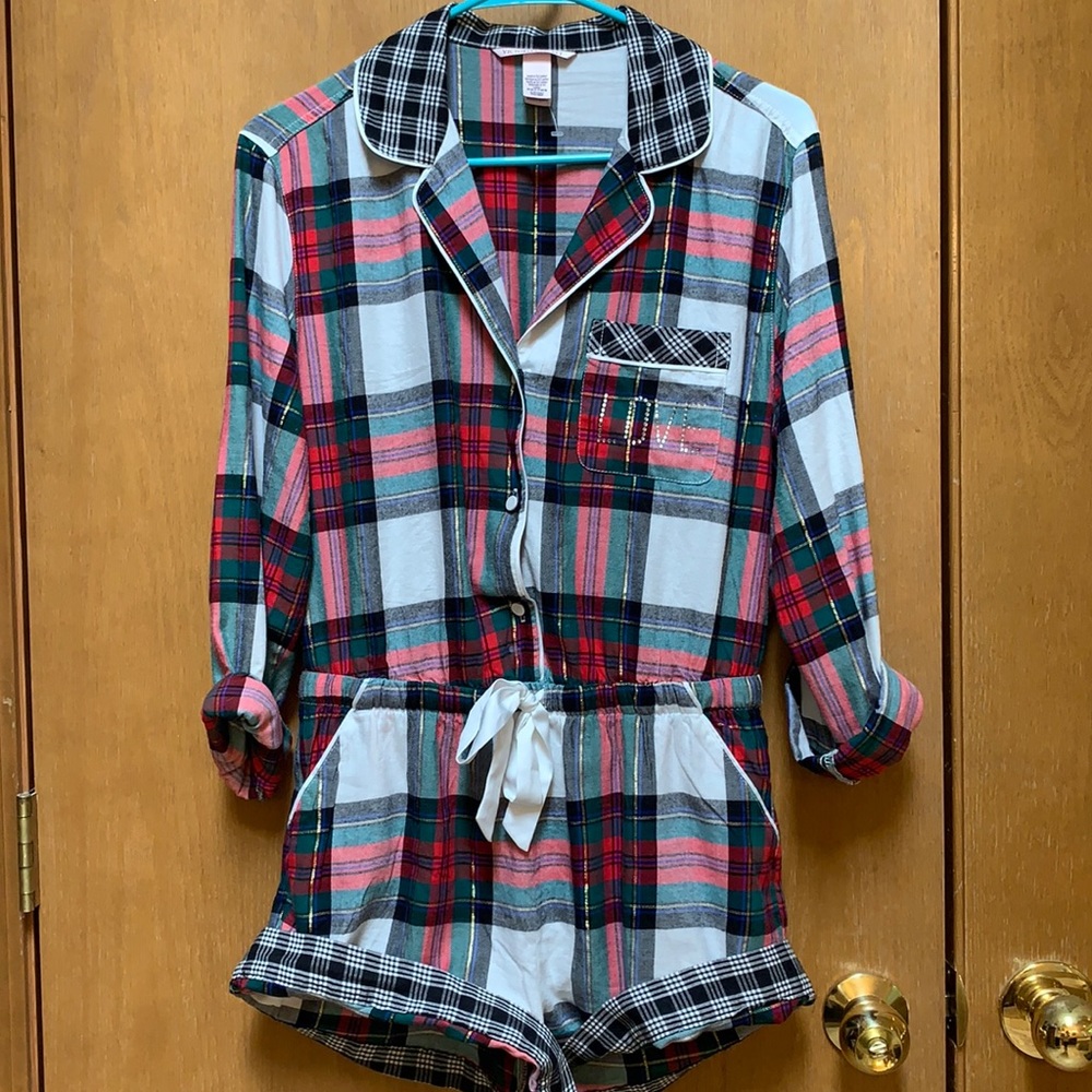 Christmas pajama romper